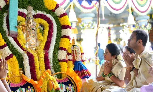 Consecration of Sri Rukmini Satyabhama Sametha Sri Venugopala Swamy Devasthanam at ASBL Spire, Hyderabad