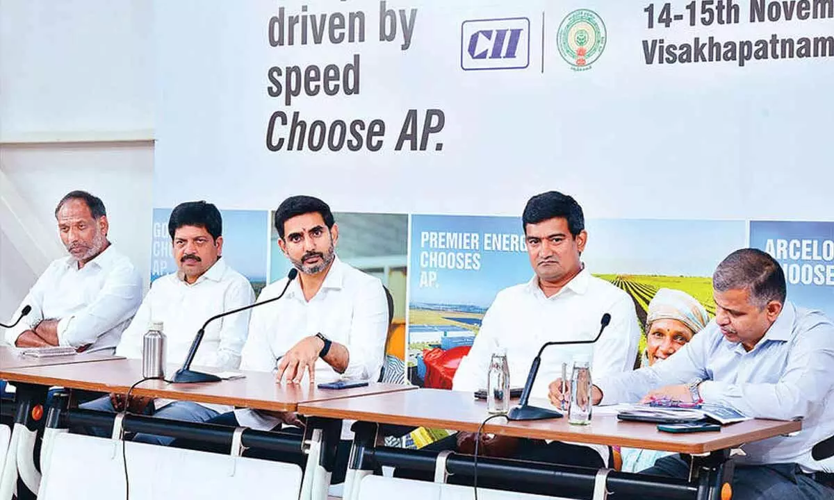 AP will ink MoUs worth Rs. 9.8 lakh crore: Lokesh AP will ink MoUs worth Rs. 9.8 lakh crore: Lokesh