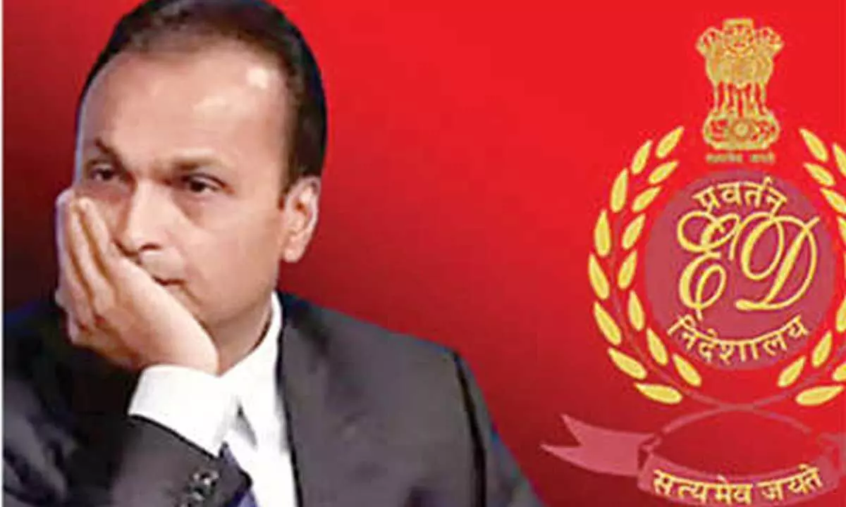 ED attaches Anil Ambani’s `3K-cr worth assets