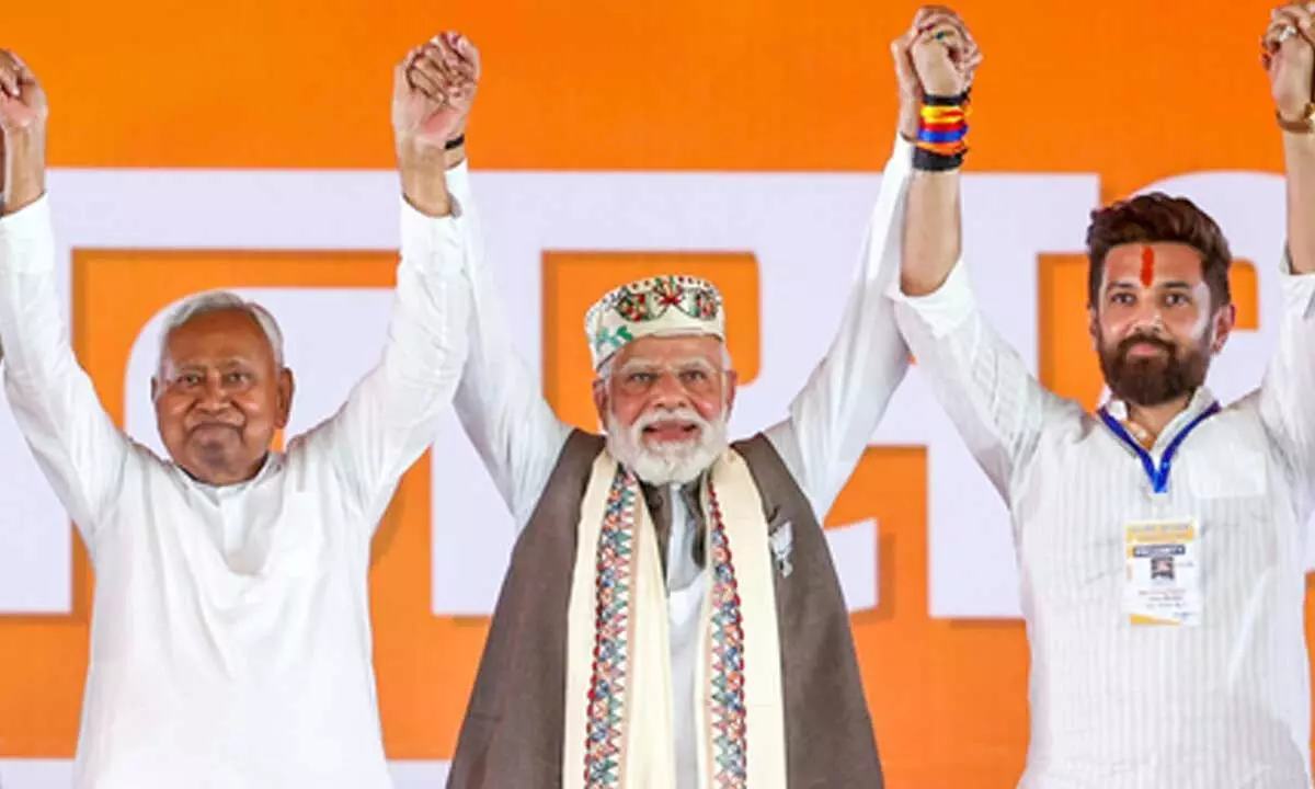 IANS-Matrize poll survey: NDA set for clean sweep with 49 pc vote share, setback for Cong-RJD alliance