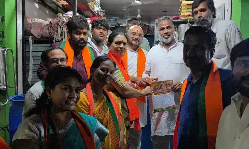 “Don’t Look at Parties, Uphold Dharma”: BJP MP DK Aruna’s appeal in Jubilee Hills Campaign