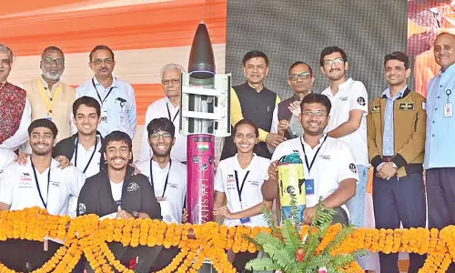Students soar high at National Model Rocketry and CANSAT competition Students soar high at National Model Rocketry and CANSAT competition