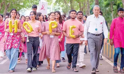 Pink walk focuses on cancer prevention