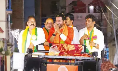 Kishan Reddy blasts BRS-Congress-Majlis trio, calls for JH reclamation