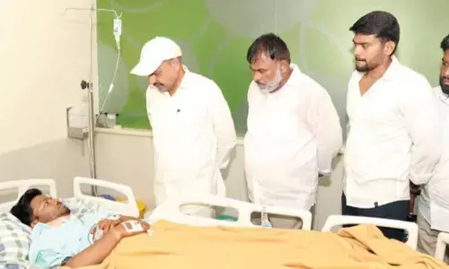 YSRCP leader attacked