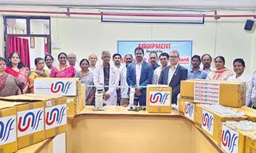 UBI donates medical equipment to GGH-Vijayawada