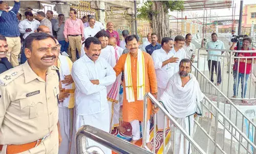 Tiruchanoor Brahmotsavam arrangements inspected