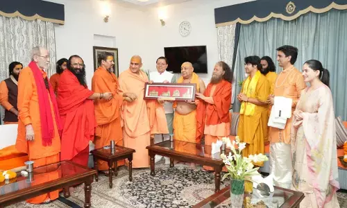 Sages and Saints Bless Chief Minister Dhami — Bestow the Title of “Protector of Dharma of Devbhoomi