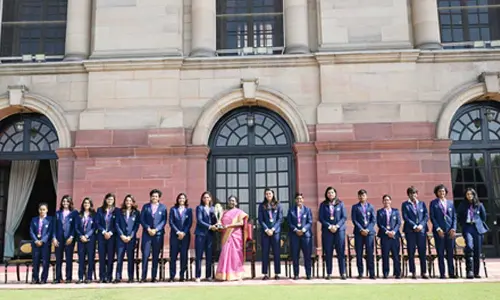 This team reflects India: President Murmu on meeting Women’s WC winners This team reflects India: President Murmu on meeting Women’s WC winners