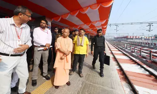 CM Yogi reviews  preparations at Banaras railway station ahead of PMs scheduled visit on November 7