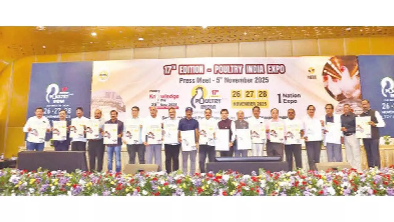 Hyderabad to Host South Asia’s Biggest Poultry Expo from November 26 to 28 Hyderabad to Host South Asia’s Biggest Poultry Expo from November 26 to 28