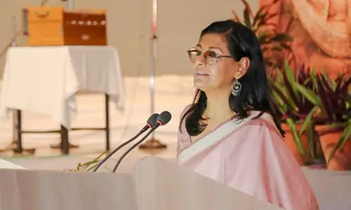 Nandita Das enjoys a nostalgic return to her alma mater on Sardar Patel’s 150th birth anniversary