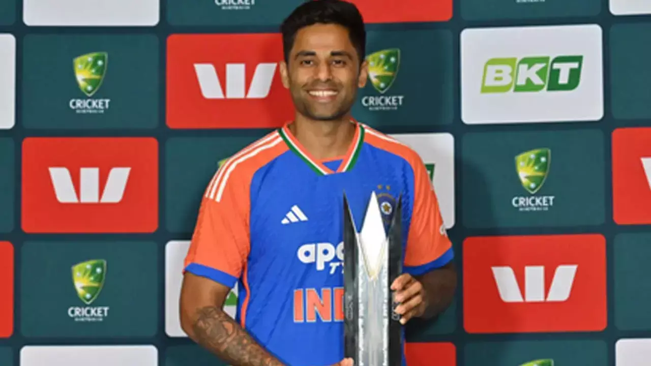 5th T20I: Feels great to finally touch the trophy, says Suryakumar after series win over Australia