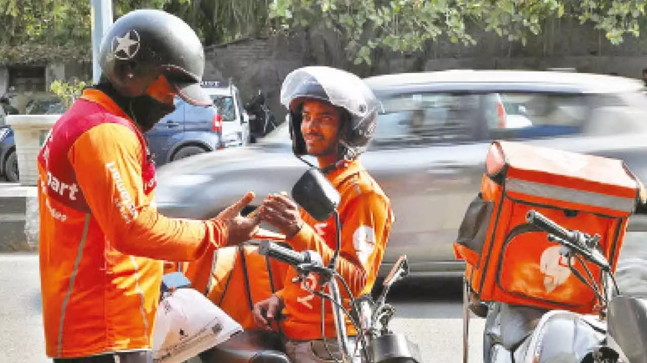 Gig workers demand immediate implementation of social security code Gig workers demand immediate implementation of social security code