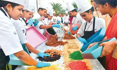 Cake mixing ceremony held grandly