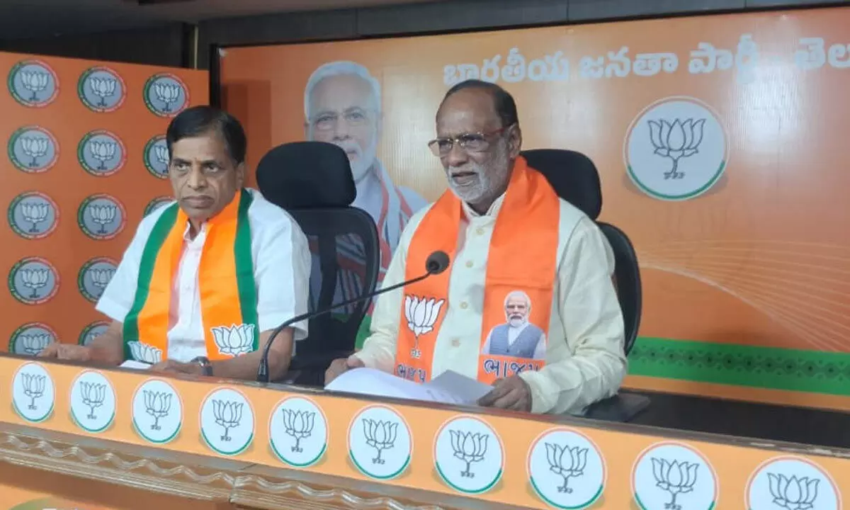 Congress-BRS Betrayed Telangana, BJP Will Deliver: Dr. K. Laxman Congress-BRS Betrayed Telangana, BJP Will Deliver: Dr. K. Laxman