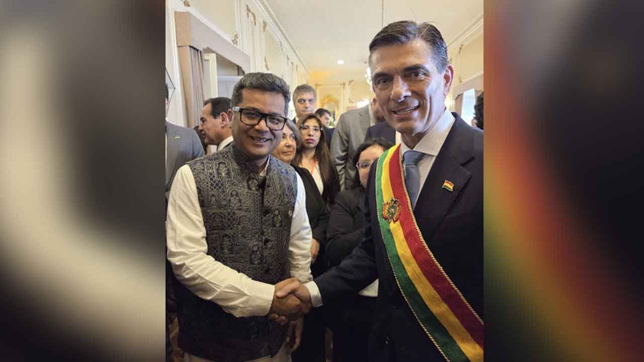 MoS Margherita attends inauguration ceremony of Bolivia's President, conveys greetings of PM Modi, Prez Murmu