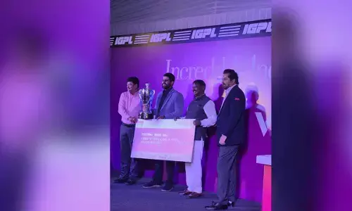 Pukhraj climbs to 2nd place on IGPL OOM rankings, receives award from Arjun Munda
