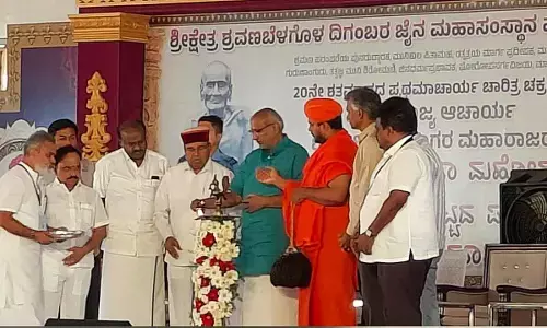 Shravanabelagola Rekindles Spiritual Legacy During Centenary Tribute to Acharya Shantisagar Maharaj