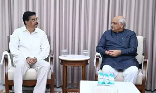 Odisha Guv meets Gujarat CM Bhupendra Patel in Gandhinagar