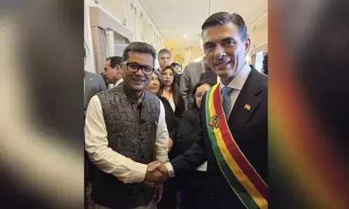 MoS Margherita attends inauguration ceremony of Bolivias President, conveys greetings of PM Modi, Prez Murmu