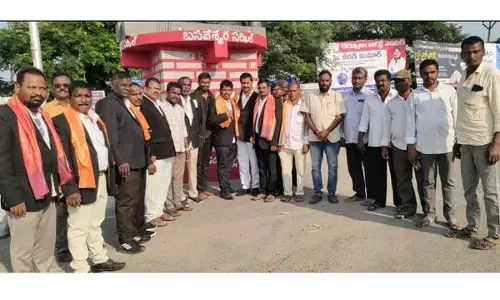 Advocates Launch Padayatra from Allampur to Hyderabad Demanding Protection Law