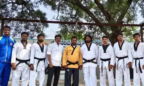 Around 300 Students Participate in Taekwondo Belt Promotion Ceremony at Aiza ZPHS Boys High School