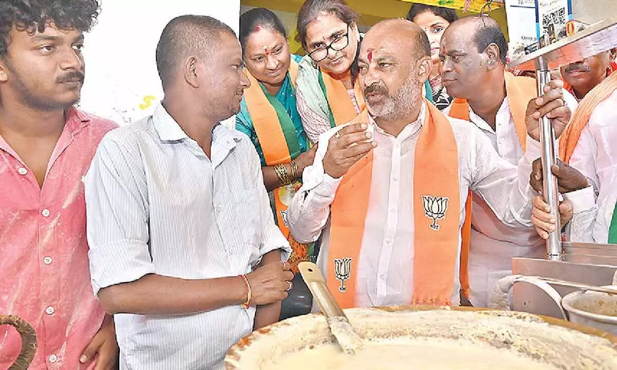 Bandi terms JH by-poll as ‘‘Dharma Yuddham’’