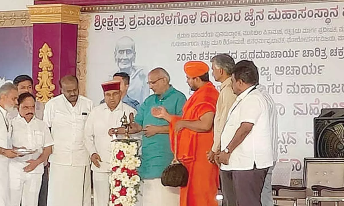 Shravanabelagola rekindles spiritual legacy Shravanabelagola rekindles spiritual legacy