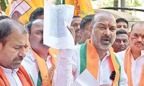 Central intervention threat: Union Minister Bandi Sanjay accuses Telangana government of shielding Old City drug racket