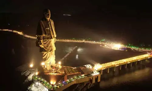 Statue of Unity illuminated in grand celebration of Sardar Patel’s birth anniversary