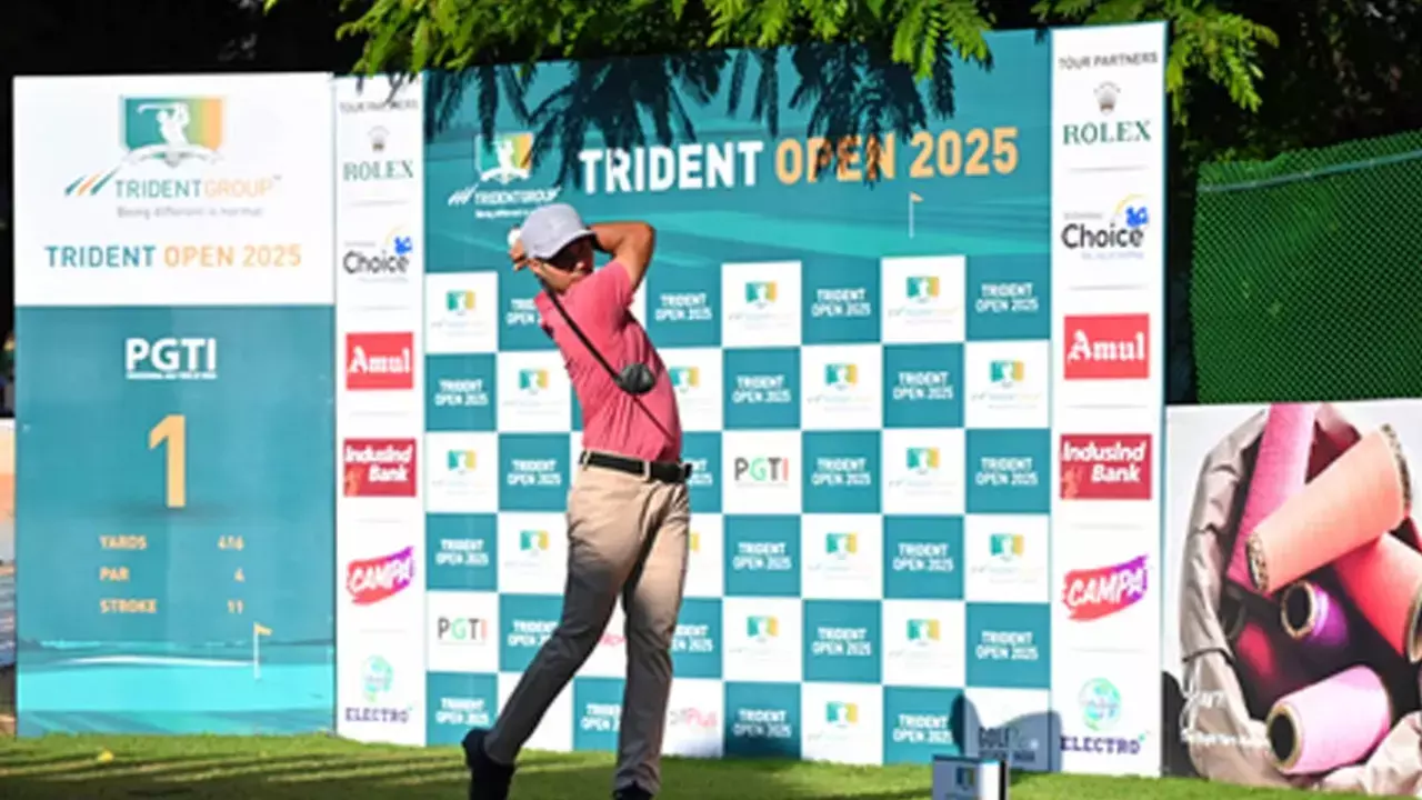 PGTI Tour: Manu Gandas posts 66 for clubhouse lead on Day One of Trident Open 2025 PGTI Tour: Manu Gandas posts 66 for clubhouse lead on Day One of Trident Open 2025