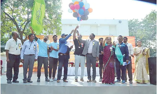 Students showcase their talent in sports meet