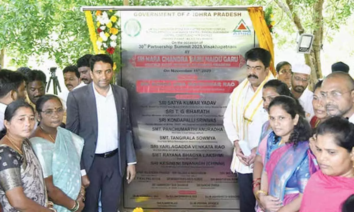 CM virtually lays stone for Flatted Factory complex CM virtually lays stone for Flatted Factory complex