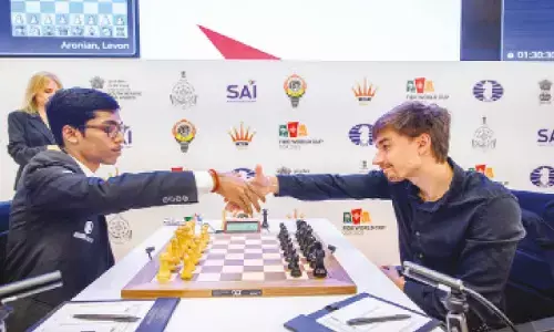 FIDE World Cup 2025: Pragg survives a scare