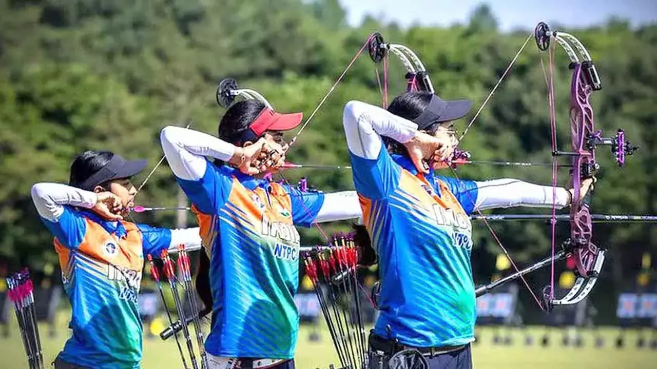 India archers enter compound mixed final