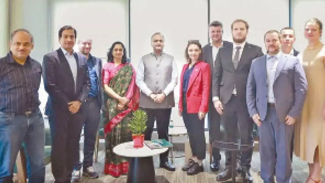 Russian trade team meets Karnataka IT Minister Russian trade team meets Karnataka IT Minister