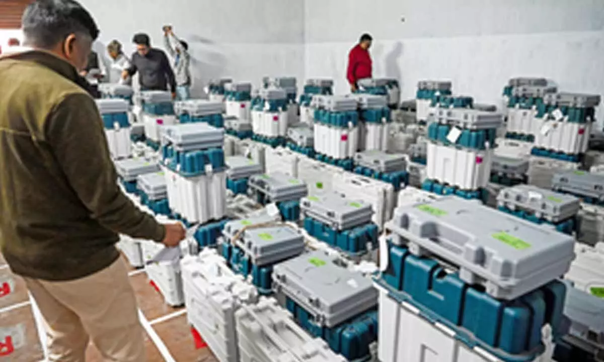 Bihar polls: Tension in Rohtas as Grand Alliance candidates protest outside strong room