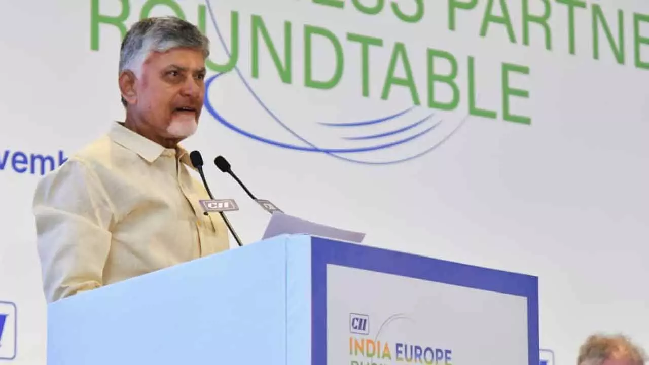 CII India Europe Business Partnership Roundtable: Andhra Pradesh is gateway for Indian market says CM Naidu