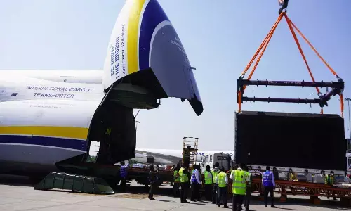 Antonov An-124 Ruslan Touches Down at RGIA