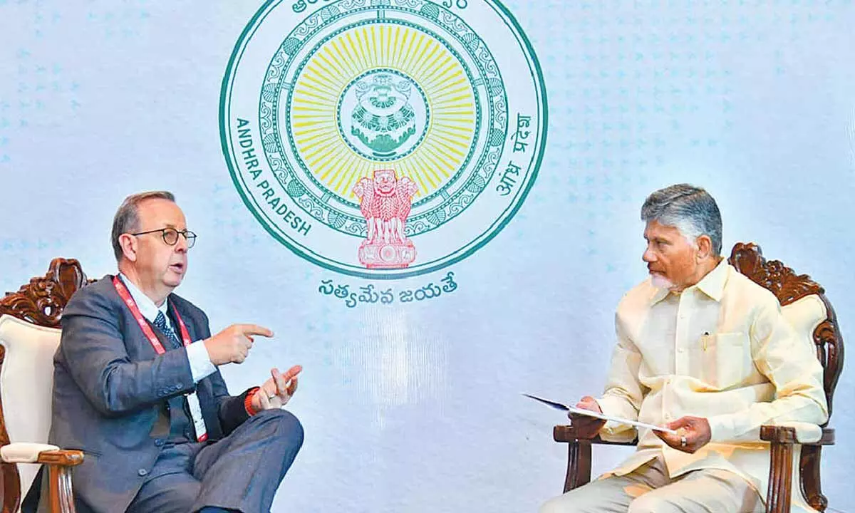 Working to make the state No 1 investment destination, says Naidu Working to make the state No 1 investment destination, says Naidu