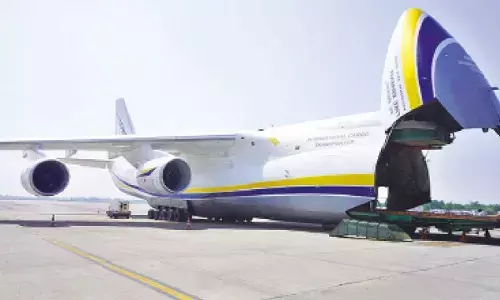Worlds largest cargo aircraft lands in Hyd intentional airport