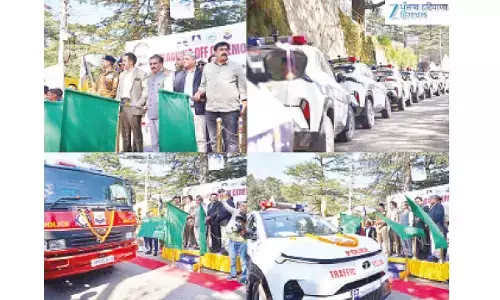 Sukhu’s pic on police patrol vehicle draws ire of BJP