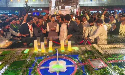 Lokesh inaugurates Pavillion at CII Summit 2025