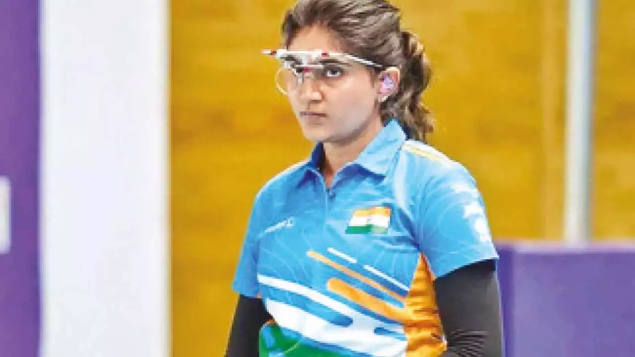 Esha clinches bronze in women’s 25m pistol