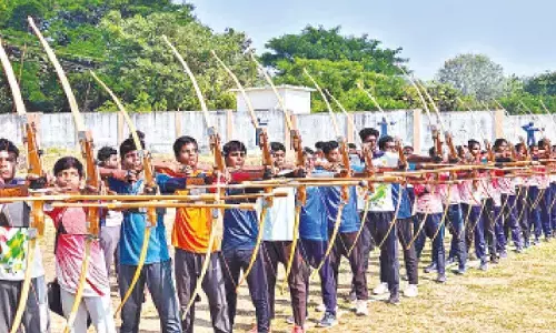 Archery selection trials begin for tribal students