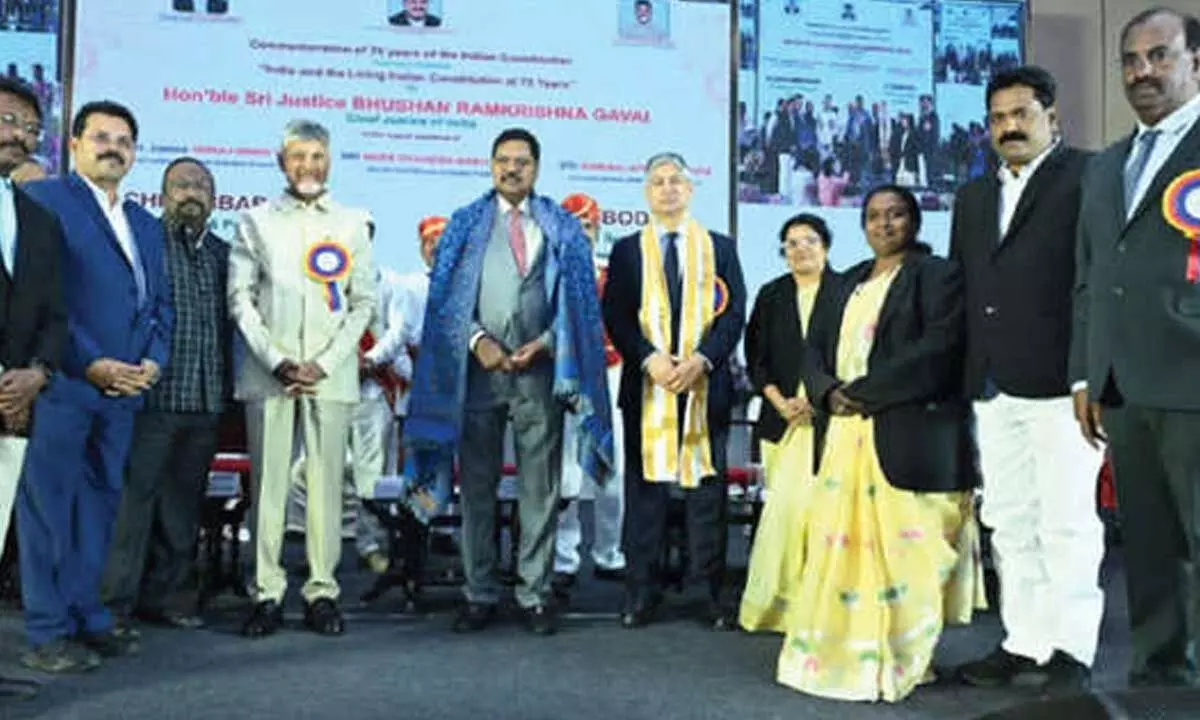 ‘Chaiwala’ became PM because of Constitution, says CM Naidu