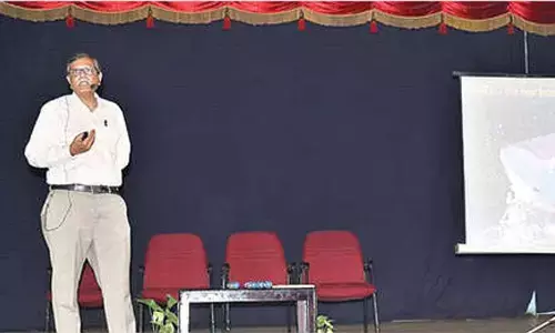 Students exhorted to join space sector Students exhorted to join space sector