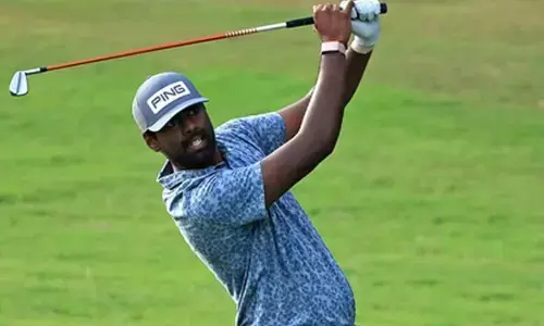 Theegala moves up marginally despite triple bogey in Bermuda
