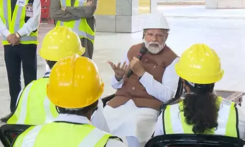 PM Modi interacts with MAHSR team in Surat, hails their role in India’s 1st bullet train project